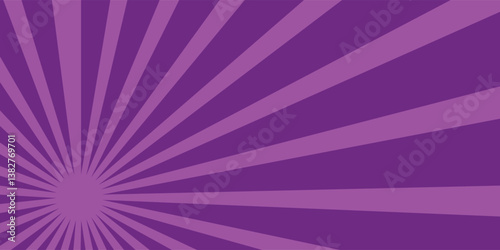 Retro background with rays or stripes in the center. Sunburst or sun burst retro background. Blue colors.