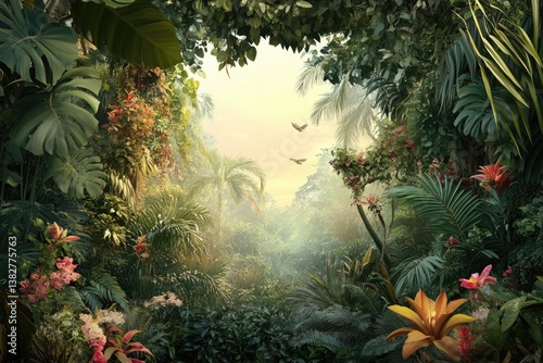 Lush Jungle Pathway