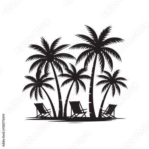 palm tree silhouette