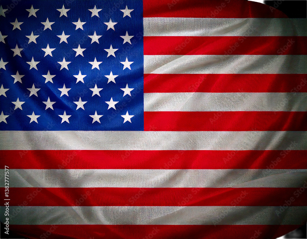 Obraz premium National flag of the United States of America