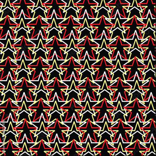all over star pattern illustrations vector art