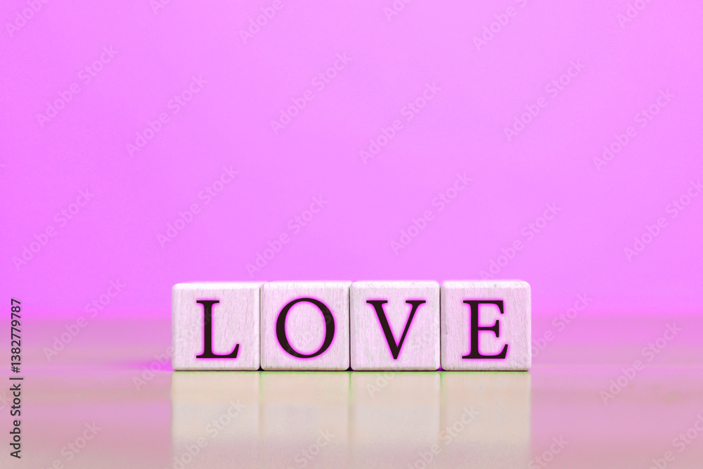 Wooden block with love message Love you symbol of each other saying love
Wooden block with love message Love you symbol of each other saying love