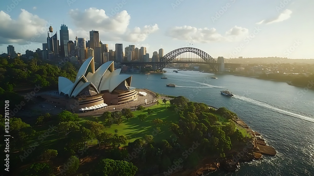 Obraz premium Bright sydney day scene pictures