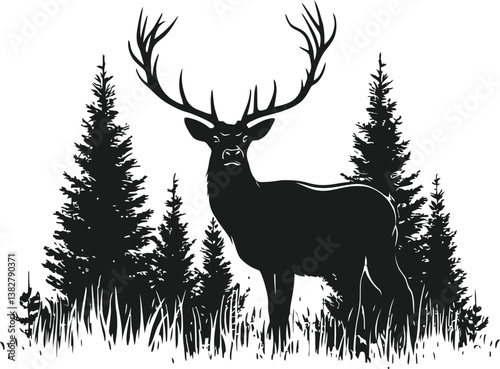 deer in the forest