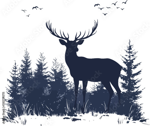deer in the forest