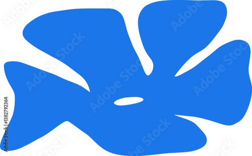 Flowers abstract doodle outline hand drawing illustration set