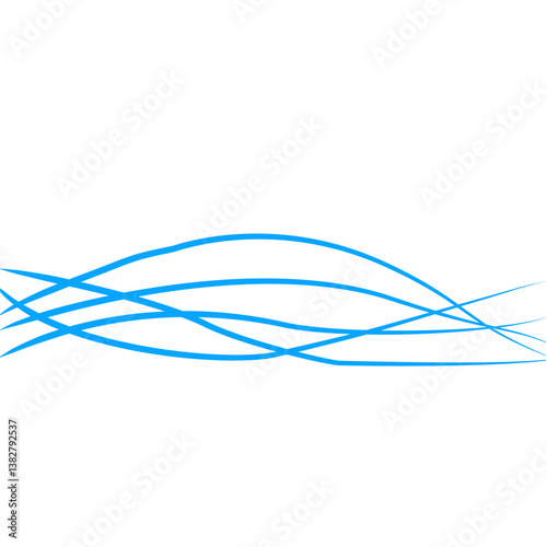 Wallpaper Mural abstract blue waves Torontodigital.ca