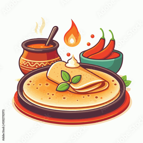 food, chutney, breakfast, indian, healthy, sambar, restaurant, dosa, meal, traditional, sambhar, masala, cuisine, vegetarian, asian, india, curry, plate, kerala, served, delicious, masala dosa, fresh,