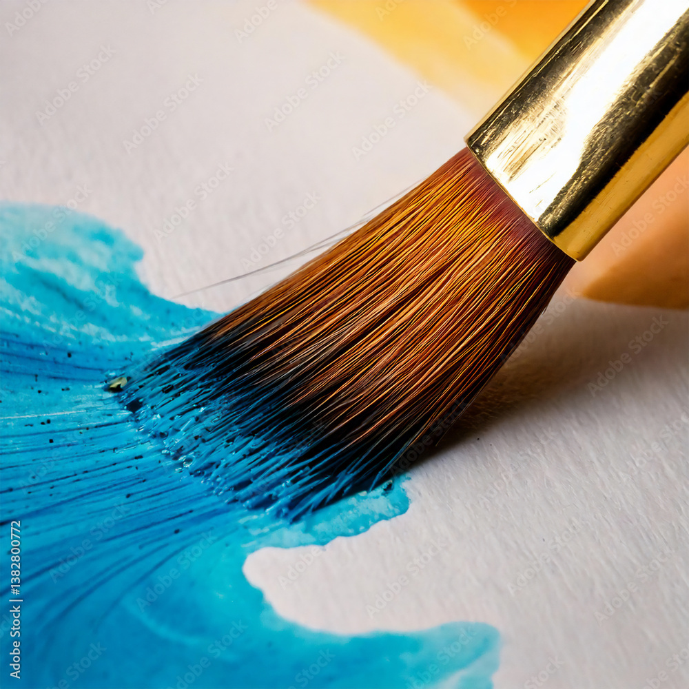 Fototapeta premium Painting brush tip