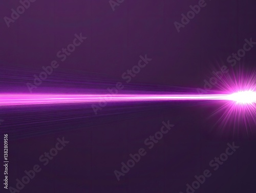 Abstract light trail on dark background