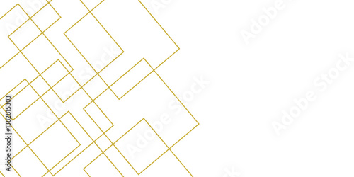 Abstract modern golden gradient square shape stroke like floor tiles, geometric lines pattern 3d vector illustrator background design used as wallpaper, business card, banner, poster, flyer etc.	    
