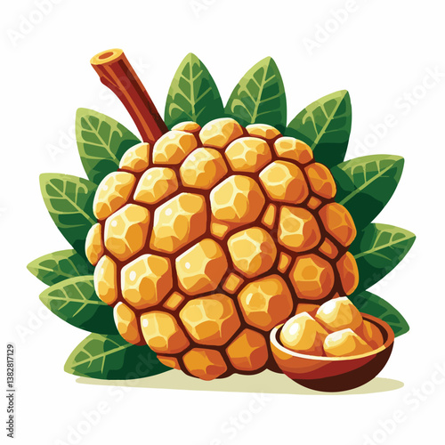 fresh, cempedak, food, yellow, fruit, asian, ingredient, exotic, raw, sweet, tropical fruit, tropical, tasty, foodstuffs, fruit flesh, nature, uncooked, healthy, delicious, produce, piece, background,