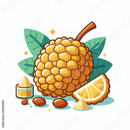 fresh, cempedak, food, yellow, fruit, asian, ingredient, exotic, raw, sweet, tropical fruit, tropical, tasty, foodstuffs, fruit flesh, nature, uncooked, healthy, delicious, produce, piece, background,