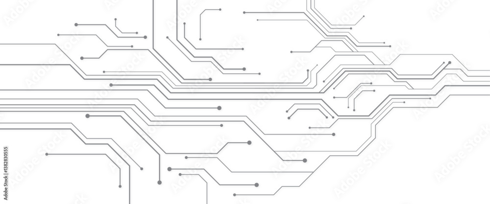 Obraz premium Vector abstract digital high technology diagram concept technology circuit board .