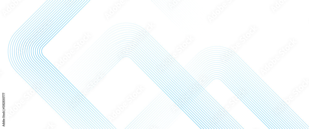 Fototapeta premium Vector modern triangle and squares line with line technology line background.