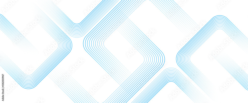 Vector modern triangle and squares line with line technology line background.	
