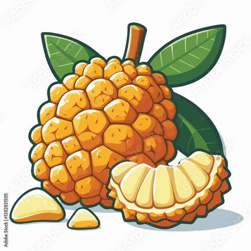 fresh, cempedak, food, yellow, fruit, asian, ingredient, exotic, raw, sweet, tropical fruit, tropical, tasty, foodstuffs, fruit flesh, nature, uncooked, healthy, delicious, produce, piece, background,