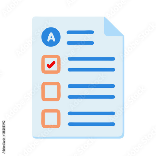  Test Answer Sheet Icon