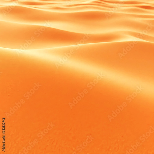 Golden Sand Dunes Texture: Desert Landscape Close-up, Abstract Natural Pattern, Warm Earth Tones, Minimalist Photography