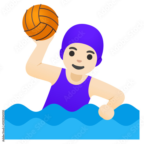 Woman Water Polo Player
