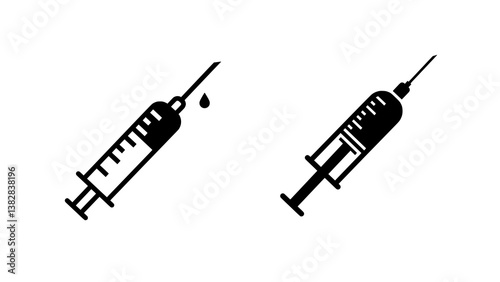 Two Types of Syringe Icons