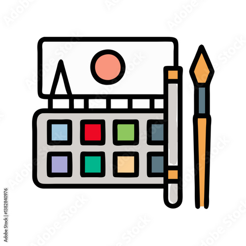  Drawing Kit Icon for Artists