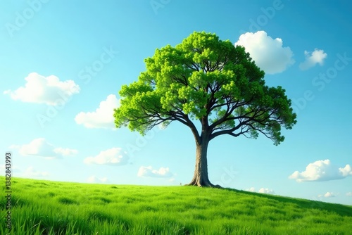 A solitary tree branch stretches towards the sky, landscape, clean, nature