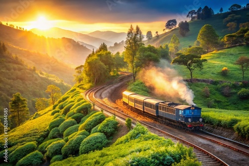 Nilgiri Mountain Railway Train Journey to Ooty with Stunning Bokeh Background