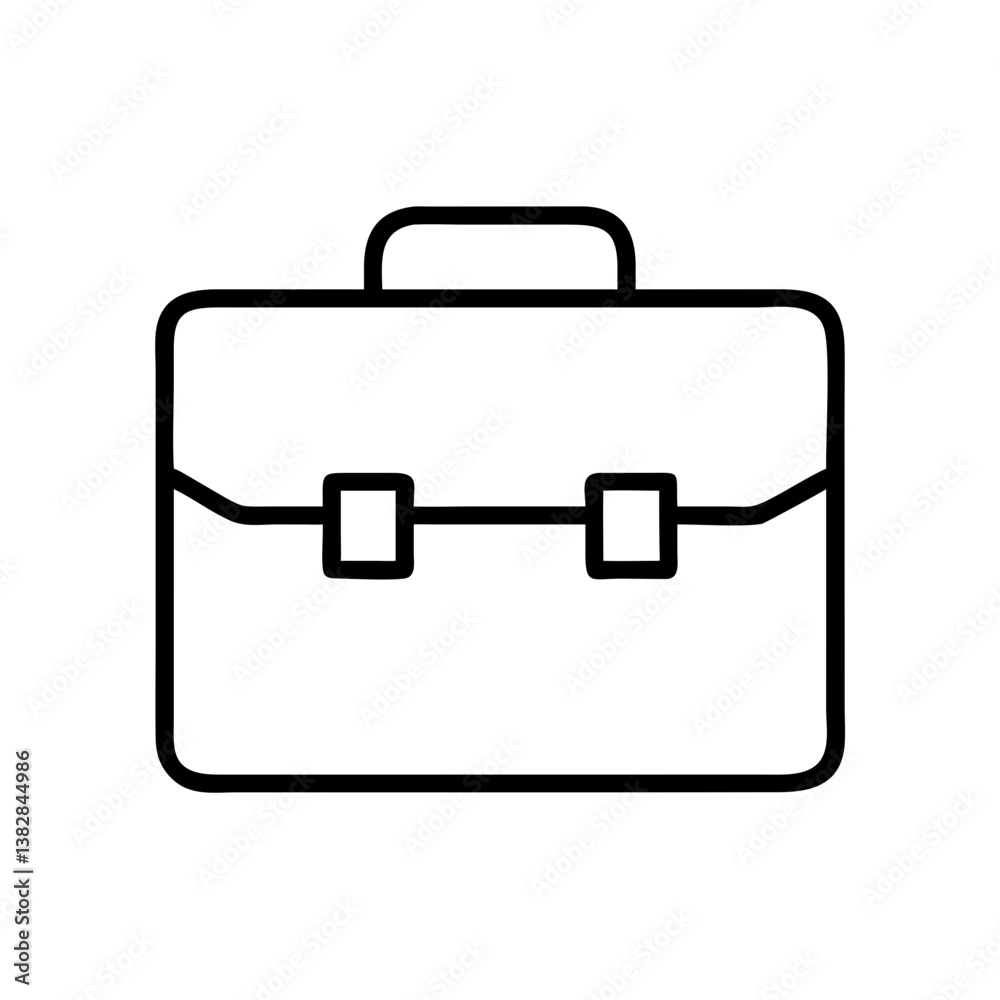 Briefcase outline Briefcase outline