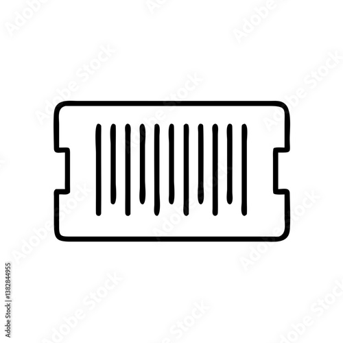 Hair comb illustration 