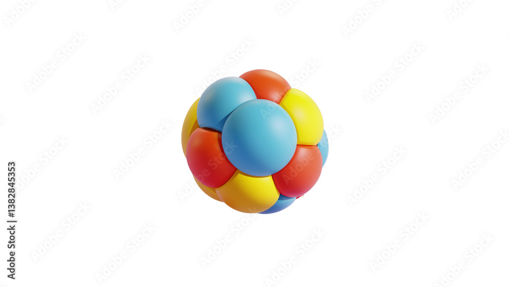 A vibrant beach ball graphic that brings a fun, summer vibe to any design or animation. A vibrant beach ball graphic that brings a fun, summer vibe to any design or animation.