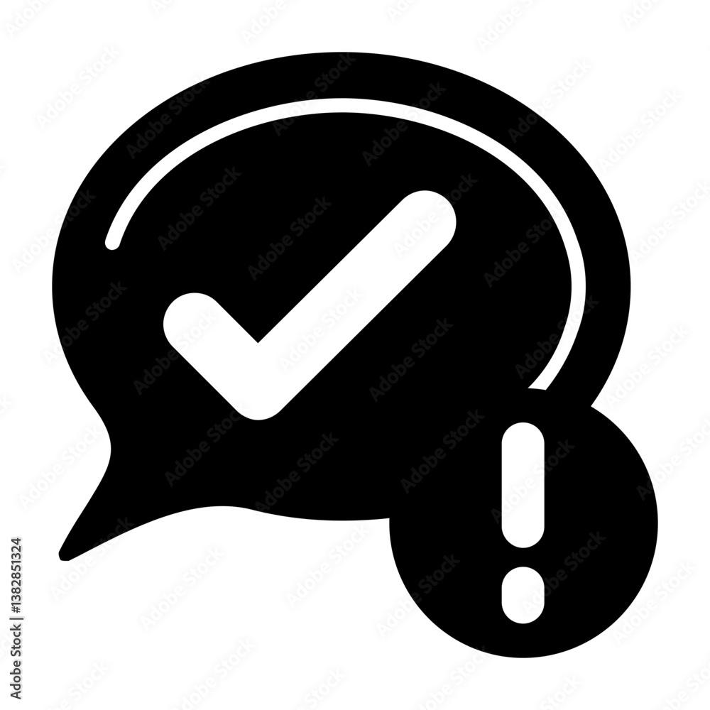 Checkmark Solid Style Icon Checkmark Solid Style Icon