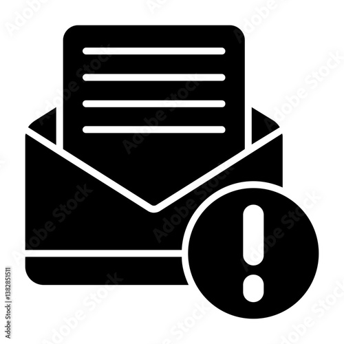 Mail Solid Style Icon