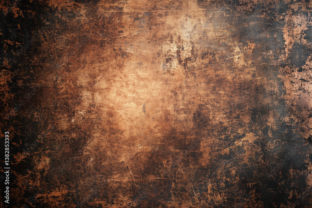 Obraz premium old rusty copper metal texture background,grunge bumpy surface background for banner cover poster backdrop wallpaper design with copy space