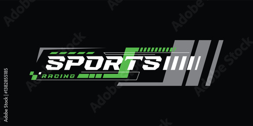 Abstract sticker sports vinyl automotive vector