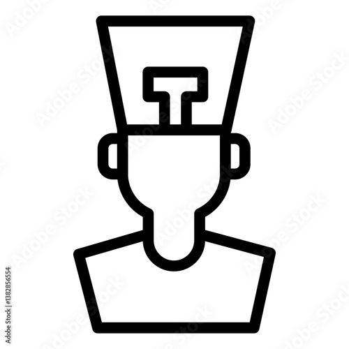 Nefertiti Bust Icon