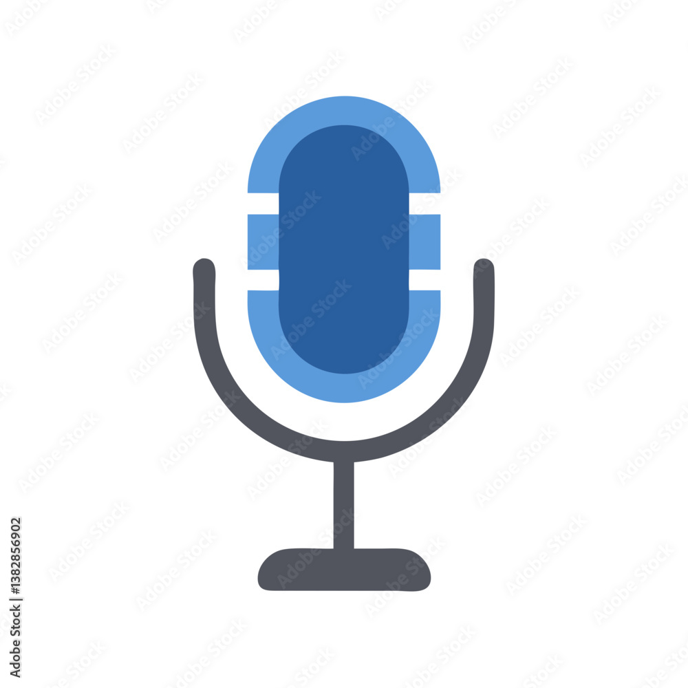 Audio Microphone Icon for Broadcasting Audio Microphone Icon for Broadcasting