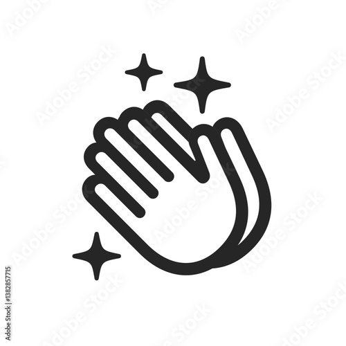 Hands Sparkle Icon
