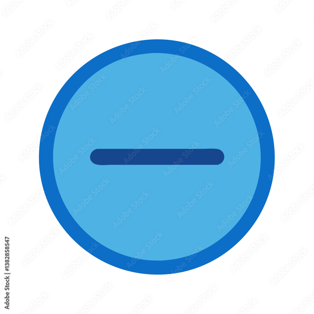 Subtraction Icon for Mathematical Operations Subtraction Icon for Mathematical Operations