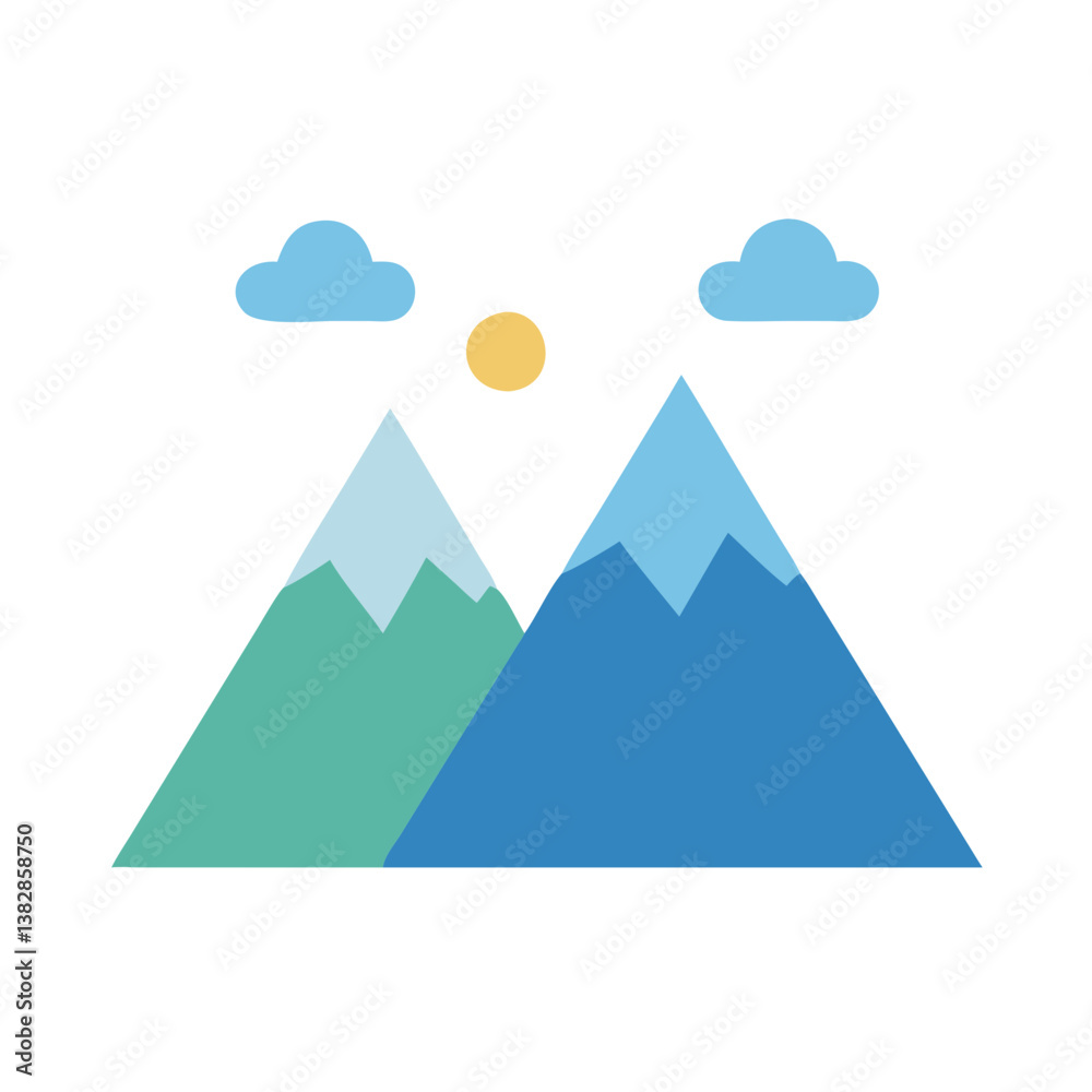  Mountain Icon for Nature Exploration