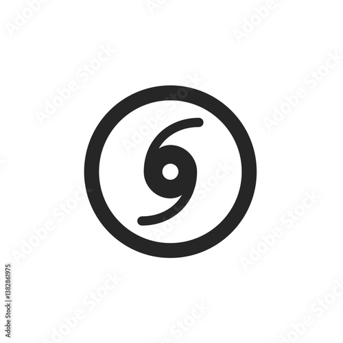 Hurricane Circle Icon