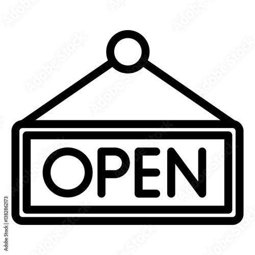 Open Tag Icon