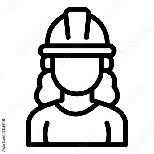 Female Engineer Icon