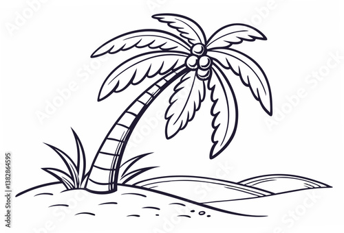 palm tree vector