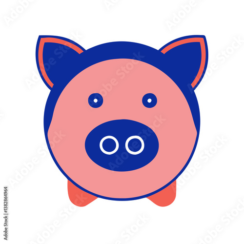  Animal Pig Icon for Farming