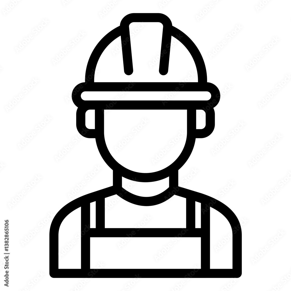 Worker Male Icon Worker Male Icon