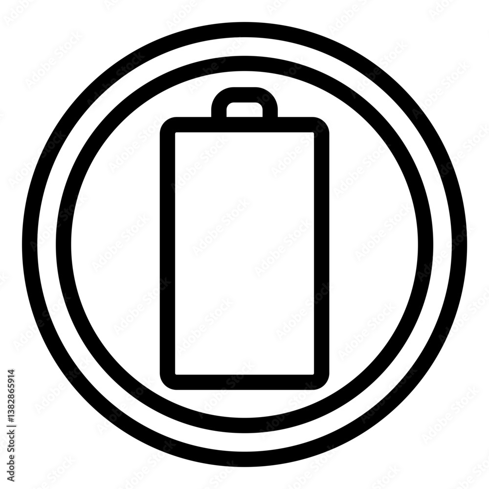 Empty Battery Icon Empty Battery Icon