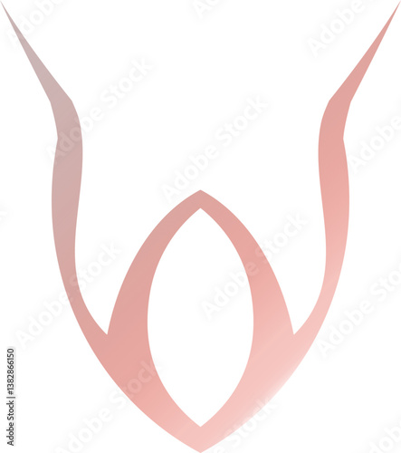 Sleek Pink Gradient Icon – Modern and Versatile Symbol for UI, Branding, and Digital Design