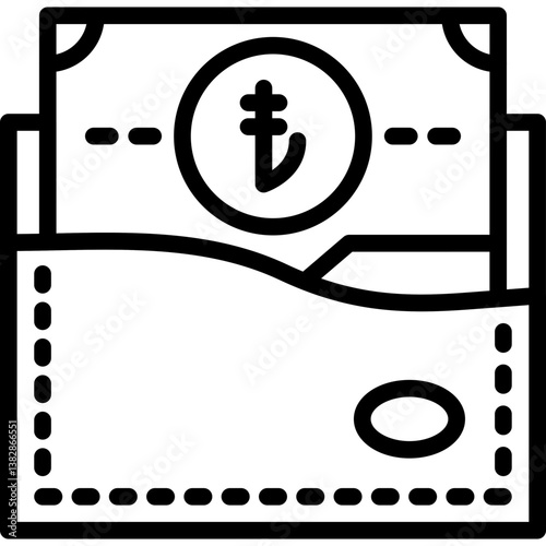 Turkey Wallet Icon
