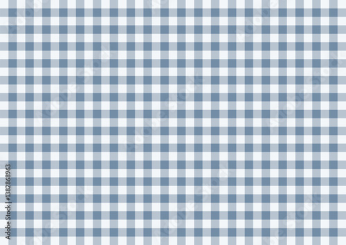 Elegant Smoky cloudy blue & Pale pale grey Seamless Tartan Fabric Design
